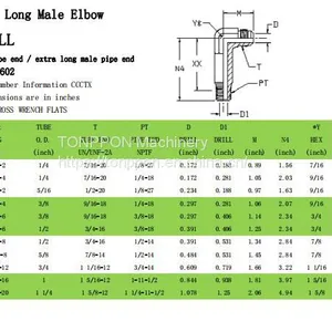 Extra Long Male Elbow 2501LL thumbnail-1