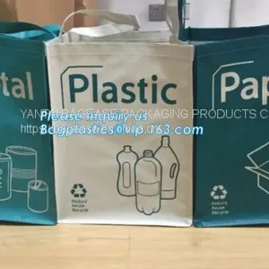 Factory Custom Recyclable Folding Laminated pp Non Woven Bag Shopping With Heat Transfer Printing Non Woven Fabric Carry thumbnail-1