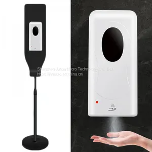 Hand Sanitizer Dispenser 1000ml Wall Mounted Auto Sensor Electric Touchless Automatic Gel Dispenser Spray Liquid Soap Dispenser thumbnail-1