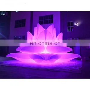2m Colorful Led Lighting Inflatable Cone Inflatable Tusk Tube for Party Decoration thumbnail-5