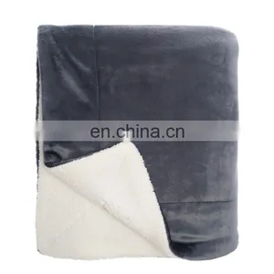 Wholesale Sherpa Blanket for Bedding Fleece Blanket thumbnail-3
