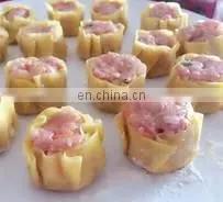 Automatic Double Line Shaomai Making Machine Siomai Shumai Forming Machine High Capacity thumbnail-6