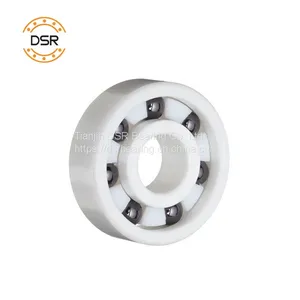 DSR Bearing Hot Sale Full Ceramic Bearing 697 Zro2 Bearings Zro2 Ceramic Material Ceramic Bearing Full Si3n4 6001 P5 thumbnail-1