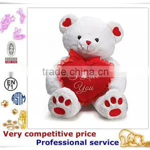 OEM Stuffed Toy,Custom Plush Toys, Teddy Bear With Heart Gift thumbnail-3