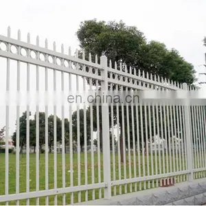 Decorative Wall Hot Dip Galvanized Steel Palisade Fence for Small Garden From China thumbnail-1
