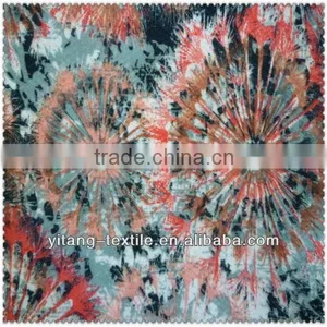 Sun Flower Printing Polyester Fabric thumbnail-1