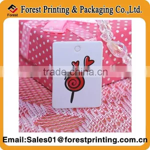 Customers Cheap Paper Cardboard Hang Tags for Clothing thumbnail-1