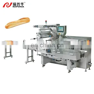 Baguetee Bread Croissan Donut Bakery Food Automatic Flow Pillow Packaging Packing Machine thumbnail-1