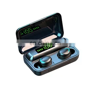 True BT 5.0 1500mAh Earbuds Audiculares F9 thumbnail-1