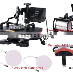 New Special Offer 5 in 1 Combo t Shirt Heat Press Machine Heat Transfer Printing Machine thumbnail-2