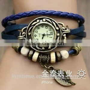 Wholesale Vintage Ladies Watch Leaf Bracelet thumbnail-1