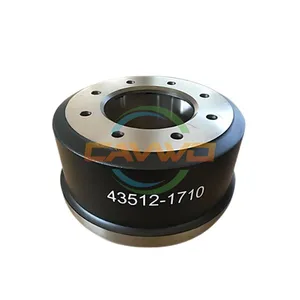 Factory Direct Brake System Brake Drum 43512-1710 for Hino Truck thumbnail-1