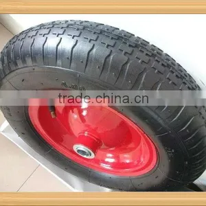 Pneumatic&Solid Rubber Wheel, Wheels For Wheelbarrow Trolley thumbnail-1