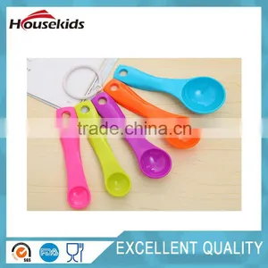 Kitchen Classic Plastic Color Decorative Measuring Spoons Set Contains Teaspoons Tablespoons, Set of 5 thumbnail-4