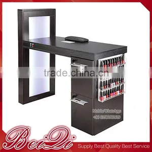 Black Color Wholesales Solid Wood Manicure Table thumbnail-1