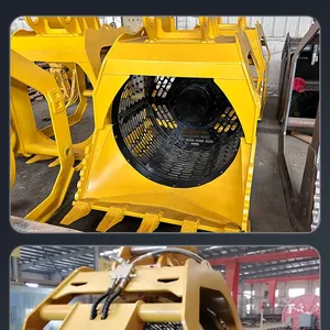 Hook Machine Hydraulic Drum Screening Bucket Screening Sand, Stone, Soil and Ore thumbnail-5