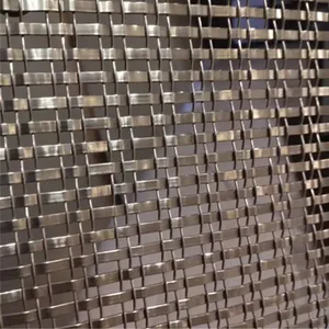 Special Offer: Bronze-colored Metal Decorative Mesh Partitions, Suitable for Hotels, Restaurants, and Elevator Curtain Walls. thumbnail-4