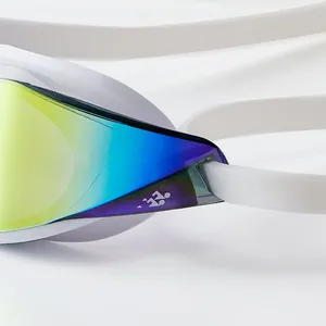 Larger Hybrid Small Swim Goggle Adults Anti-Fog Uv Protected Waterproof Mirror Coating High Definition Lens thumbnail-4