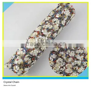 24*40 cm Rhinestone Mesh Sheet Heat Transfers 8*8 mm Aquamarine Square Crystal Trimming Sheet thumbnail-6