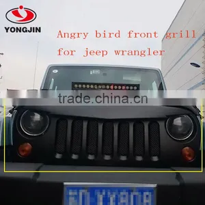 Auto Spare Parts Angry Front Grille 4x4 Offroad Bird Grill for Jeep Wrangler thumbnail-1