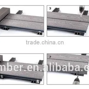 Pest Resistance WPC Decking Boards Wood Plastic Composite Material thumbnail-4