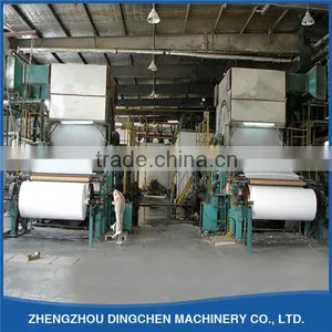 1880mm Paper Making Machine Toilet Paper Production Line Complete Paper Mill thumbnail-6
