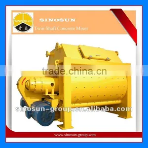 (JS500-JS4000) Twin Shaft Concrete/Cement Mixer ( 25~200 M3/h) thumbnail-1