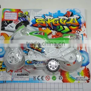 New Toys Plastic Inertia Motorcycle With Light and Music thumbnail-1