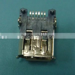 1394 6F RA SMT Connector thumbnail-1
