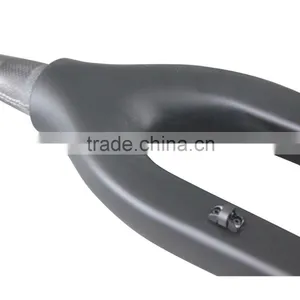 2016 Mountain Bike 29er Rigid Fork UD Matte Standard Axle 100*9 Disc Brake MTB Fork thumbnail-3