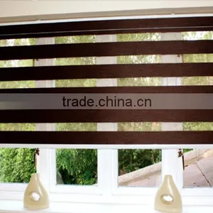 Yilian Window Curtains and Zebra Roller Blinds for Office Room Zebra Blinds thumbnail-1