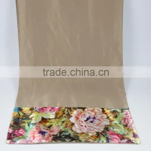 Hot Sale Wholesale Custom Plaid Magic Infinity Fashion Scarf Supplier Rose Flower Printing thumbnail-5