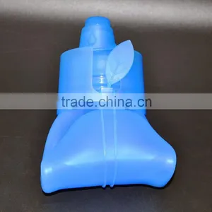 Food Grade Foldable Silicone Water Bottle, 550ml, Pass FDA,EN71,2,3 Test. thumbnail-3