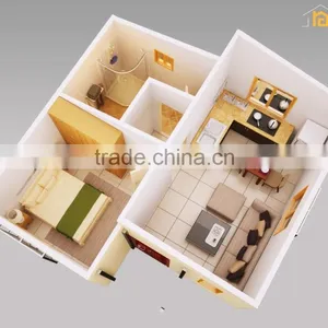 Factory Fancy Fashion Prefabricated Light Steel Frame House thumbnail-2