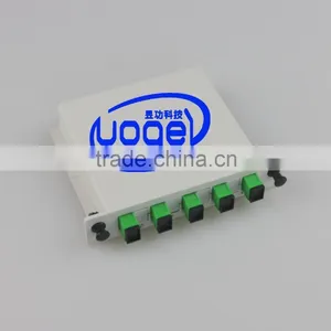 Insert Cassette SC/APC Fiber Optic PLC Splitter With SC Adapters thumbnail-2