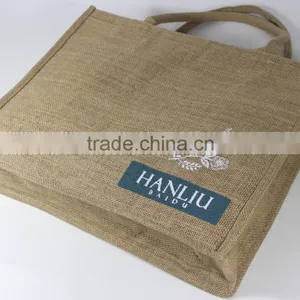 Factory Customized High-grade Jute Shopping Bag thumbnail-5
