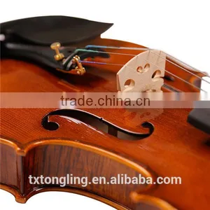 (TL004-1) Best Brand Antique Violin Maple Acoustic Quality Violin With Case OEM Available thumbnail-5