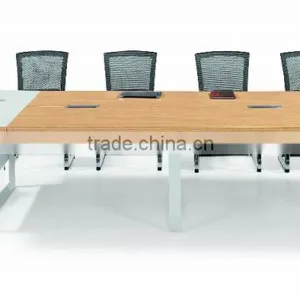 2015 Commercial Smiple Office Customised Meeting Table for 10 People Mdf Wood Desk Origin Item TC93 thumbnail-1