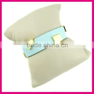 BR5015-3(1)gold Leather Bracelet Wholesale Gold Member thumbnail-1