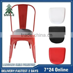 Black Red Green Metal Dining Chairs for Sale thumbnail-5