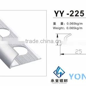 Best Price Aluminum Flexible Ceramic Round Tile Corner Trim Edging thumbnail-1