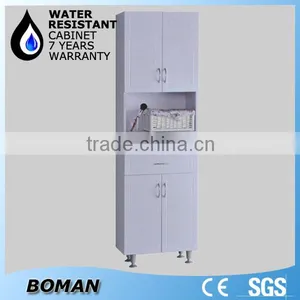 Tall Storage Cabinet European Style Bathroom Vanity thumbnail-1