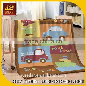 Wholesale 100% Polyester Super Soft Flannel Baby Blanket thumbnail-1