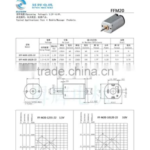 Powerful High Torque 12v dc Motor 6000RPM Mini Brush dc Motor Small 12v Micro dc Electric Motor thumbnail-4