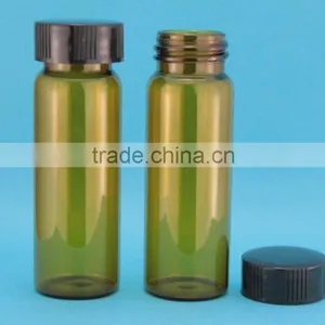 Different Size Transparent Colored Glass Bottles With Cap for Sale thumbnail-3