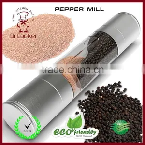 Stainless Steel Black Pepper Mill Salt and Pepper Mill Spice Grinding Mill Salt and Pepper Grinder thumbnail-1