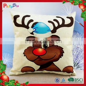 2015 New Design Home and Office Wholesale Christmas Pillow Cover thumbnail-1