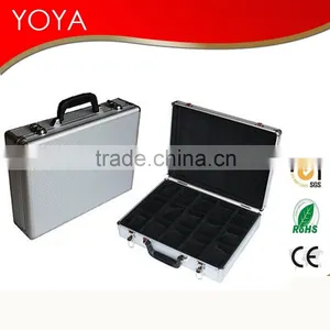 15 Watches Aluminum Briefcase Traveling Storage Case Fits Watches up to 75mm thumbnail-1