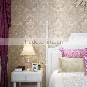 Damask Non Woven Home Decoration Wall Paper thumbnail-1