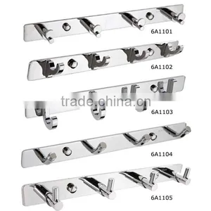 Hot Sale Flexible Decorative Brass Bathroom Accessories Washroom Coat Hook Wall Hook 6A1102-6 thumbnail-5